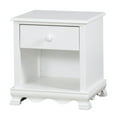 thumbnail image 1 of Nightstand with 1 Drawer and 1 Open Shelf White - Saltoro Sherpi, 1 of 5