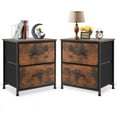 thumbnail image 1 of Nightstand with 2 Fabric Drawers, Dresser, End Table, Bedside Table, Bedroom Furniture for Living Room, Entryway, 1 of 21