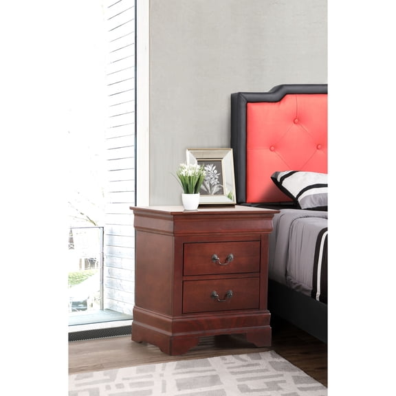 Nightstand with Cherry Finish / Ensure Safety during Delivery