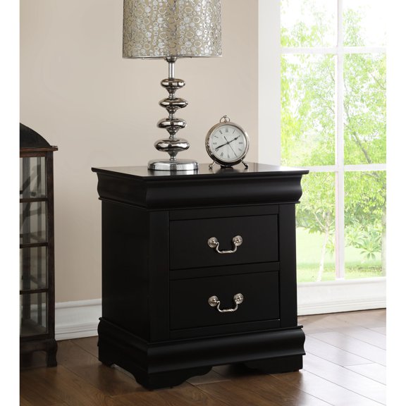 Nightstand with Dovetail Construction / Bedroom Furniture / Elegant Utility