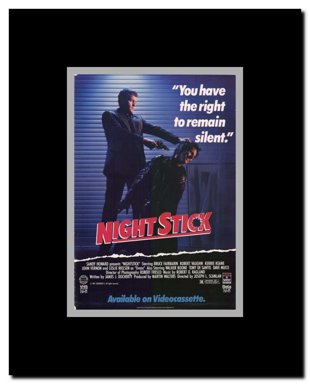 Nightstick Framed Movie Poster
