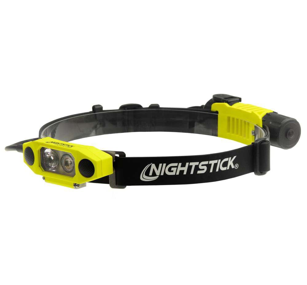 Nightstick Dicata Usb Intrinsically Safe Low-Profile Dual-Light Headlamp