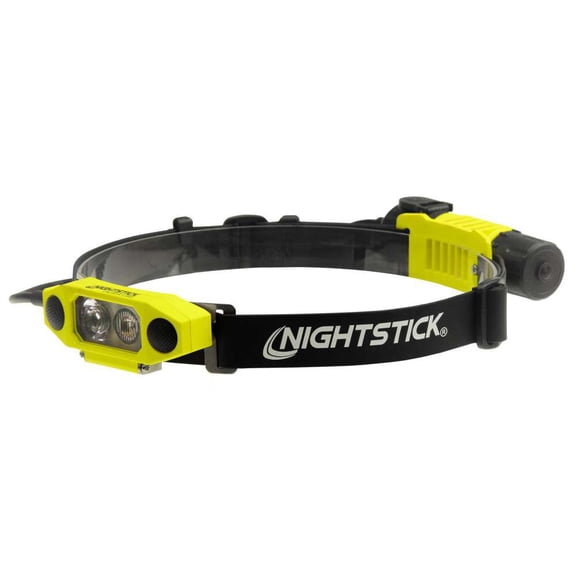 Nightstick Dicata Usb Intrinsically Safe Low-Profile Dual-Light Headlamp