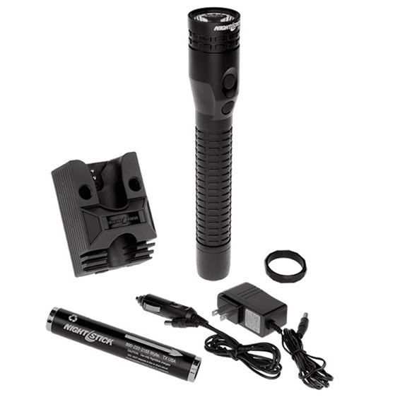 Nightstick NSR-9944XL Metal Multi-Function Duty/Personal-Size Dual-Light Flashlight, Rechargeable