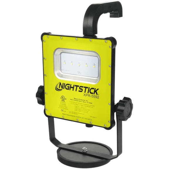 Nightstick Rechargeable Intrinsically Safe Area Light With Magnetic Base