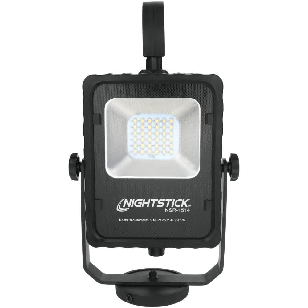 Black Rechargeable LED Standing Lantern with Magnetic Base