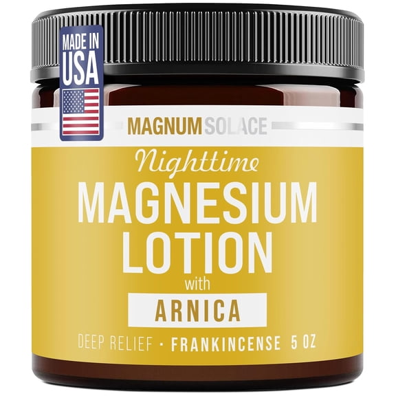 Nighttime Magnesium Lotion with Arnica, 5oz Lotion - Frankincense