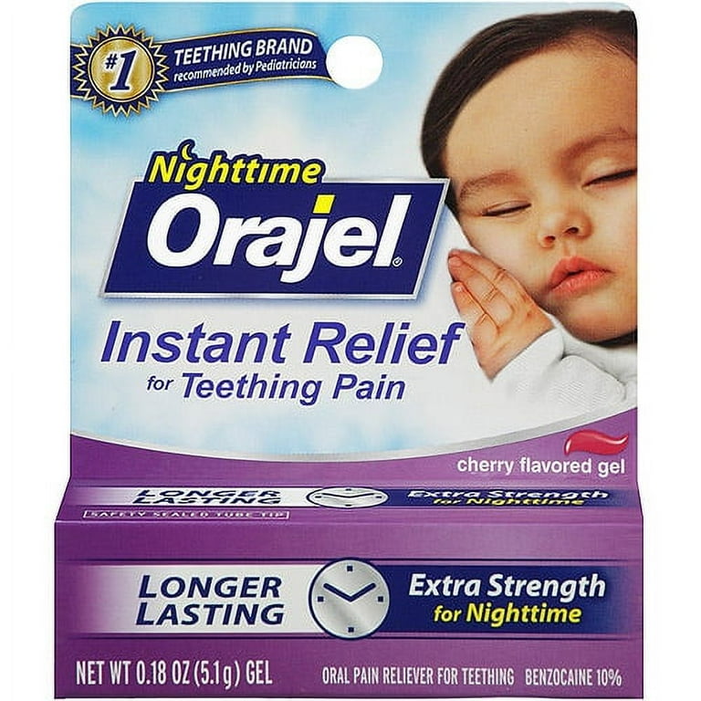 Nighttime Orajel Instant Relief for Teething Pain .18 oz