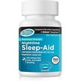 thumbnail image 1 of Nighttime Sleep Aid Softgels, (150 softgels), Diphenhydramine HCI 50 mg, Fall Asleep Fast, Supports Deeper, Restful Sleep, 1 of 4