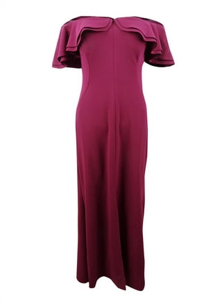 Nightway dress best sale merlot