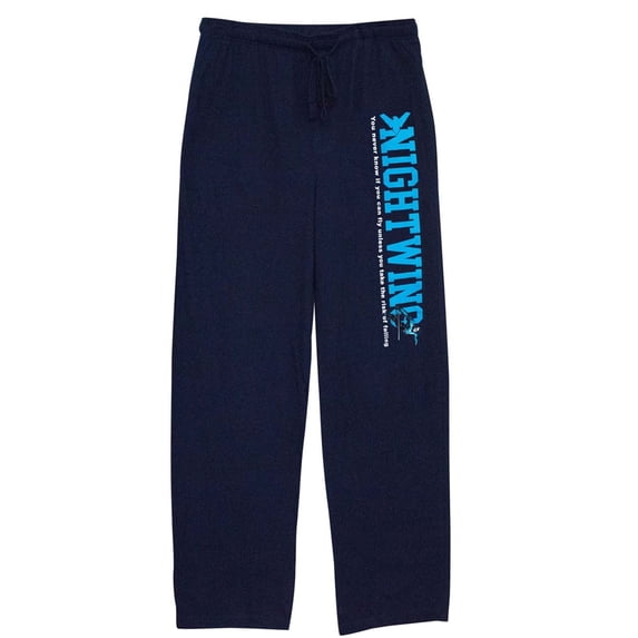 Nightwing Falling Navy Unisex Pajama Pants-Small (28-30)