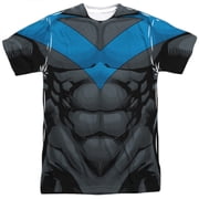 Nightwing Sublimated Costume T-Shirt-3XLarge