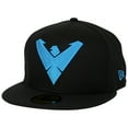 thumbnail image 1 of Nightwing Symbol Black Colorway New Era 59Fifty Fitted Hat-7 1/8 Fitted, 1 of 6