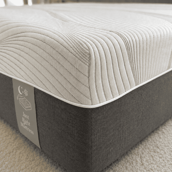 NightyNight 6 inch Full Mattress Green Tea Infused Memory Foam, Non-Slip Bottom with Washable Cover for Cooling Comfort Sleep