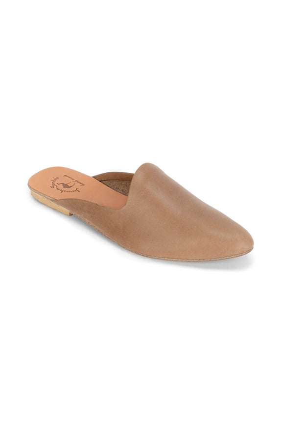 Nihi - Pointed Toe Leather Mule | Brown