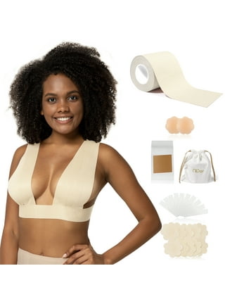 Risque Original Beige Breast Lift Tape + 1 Free Pair Of Reusable Nipple  Covers, Boob Tape For Push Up & Shape, Waterproof & Sweat-proof Body Tape,  1ct : Target