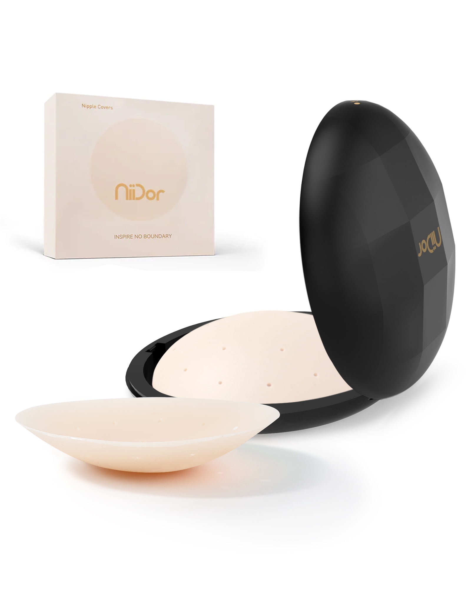 Niidor Nipple Covers Breathable Silicone Sticky PastiesAdhesive Breast