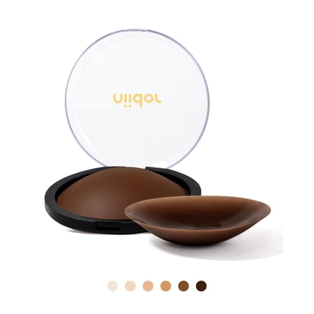 Niidor Reusable Breathable Invisible Silicone Nipple Covers, Sticky Adhesive Nipple Pasties for Women