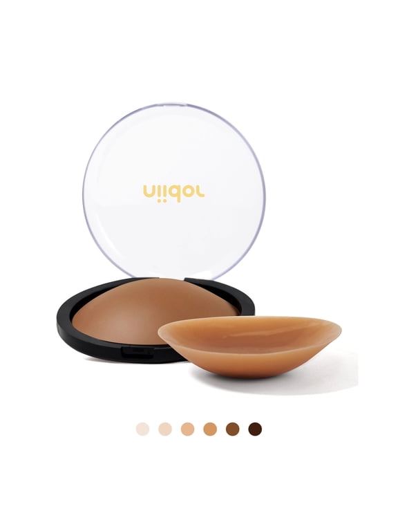 Reusable Breathable Invisible Silicone Nipple Covers, Sticky Adhesive Nipple Pasties for Women