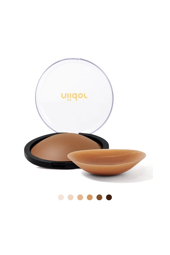 Reusable Breathable Invisible Silicone Nipple Covers, Sticky Adhesive Nipple Pasties for Women