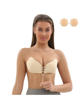 BIMEI Sticky Bra Strapless Backless Adhesive Invisible Lift up Bra