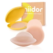 Niidor Pasties Nipple Covers with Lift, Reusable Silicone Adhesive Nipple Petal Covers with Travel Case
