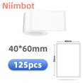 thumbnail image 1 of Niimbot B21/B1/B3S Thermal Label Sticker Paper Printable White 20-50mm Width Clothing Tag Commodity Price Food Self-Adhesive white 40x60, 1 of 6