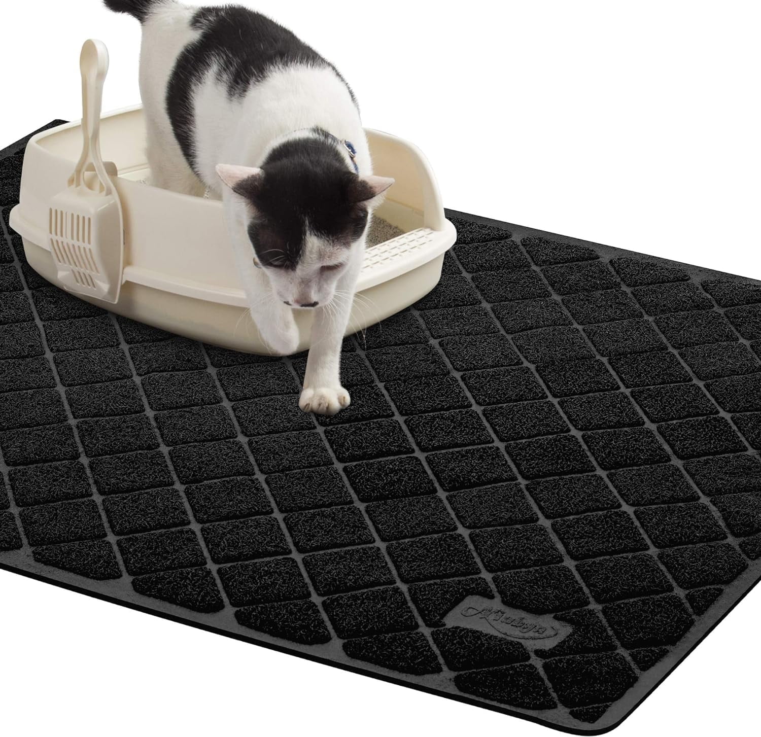 Niubya, Cat Litter Mat, 35 x 23, Water Resistant Non-Slip Soft ...