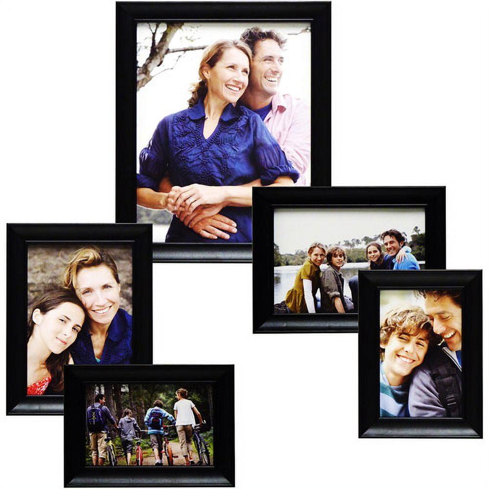 Nik Black Frames, Set Of 5