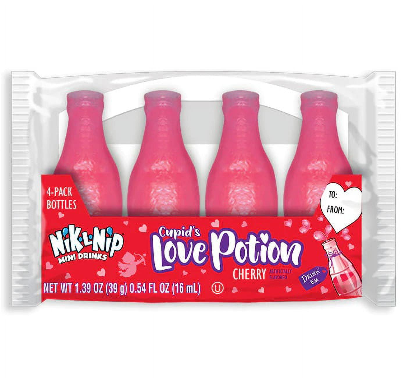 Nik L Nip Cupid's Love Potion, 4 bottle 1.39 Ounce Pack 18 Count Box