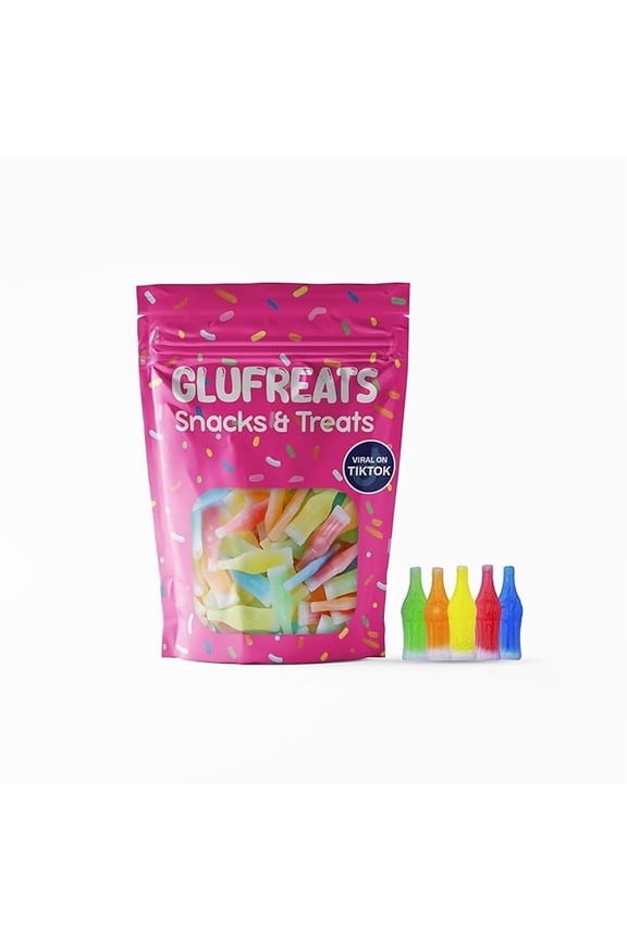 Old-Fashioned Wax Bottle Candy  Bulk Size, Fruity & Chewy, Fun Treat for All Ages