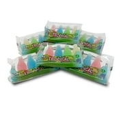 Nik-L-Nip Tropical Flavors Wax Bottles Candy   6 Pack 4ct, 1.39 oz Each
