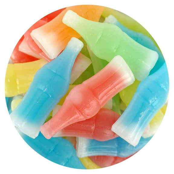 Nik-L-Nips Wax Bottle Candy, 4lb Bulk Bag, Wax Bottle Filled With Juice, Nostalgic Candy