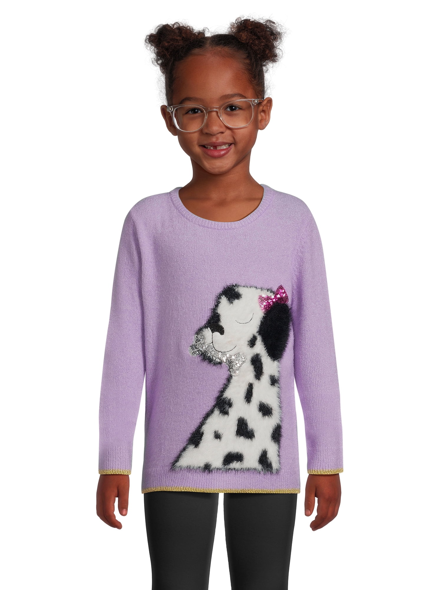 Nik and Leksi Girls Embellished Sweater Pullover, Sizes 4-16