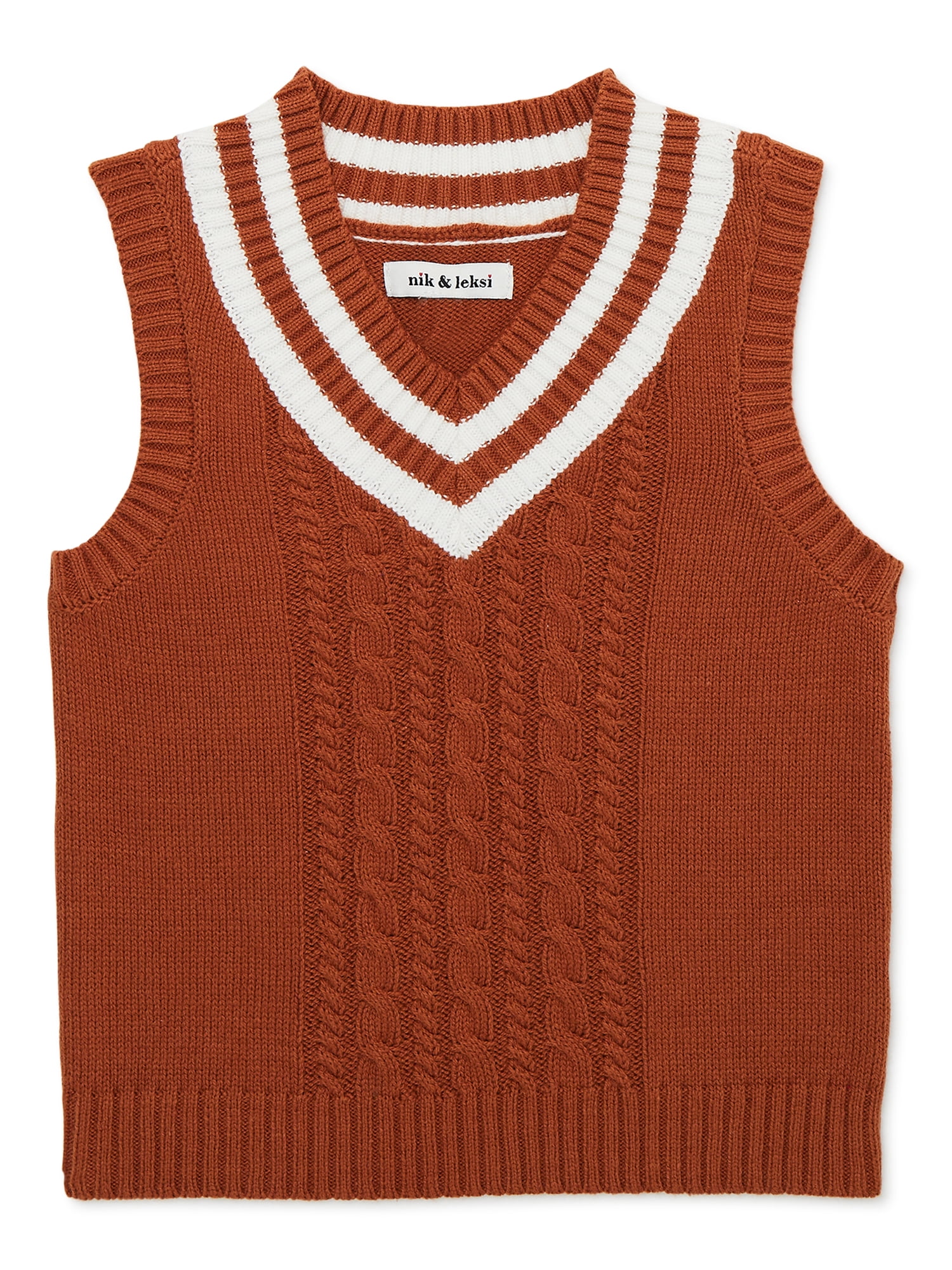 Nik And Leksi Girls Sweater Vest Sizes 4 16 Walmart nik-and-leksi-girls-sweater-vest-sizes-4-16-walmart
