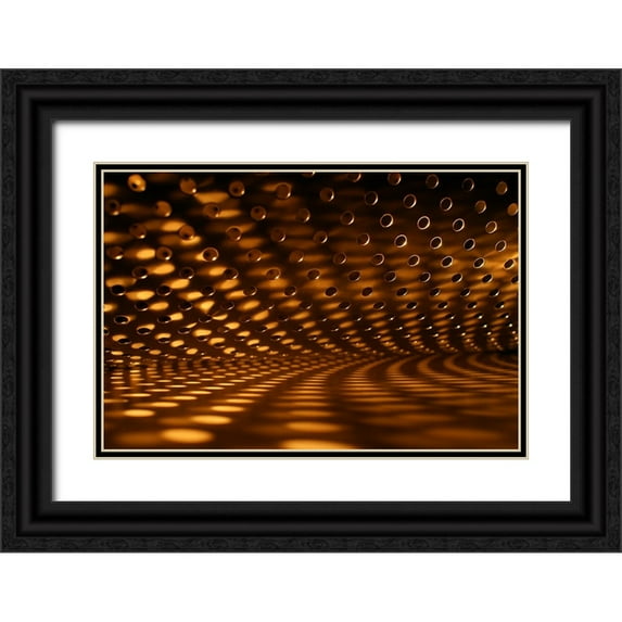 Nika, Cristina 18x13 Black Ornate Wood Framed with Double Matting Museum Art Print Titled - Lichter
