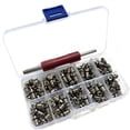 thumbnail image 1 of Nikauto 100Pcs R134 Automotive Air Conditioning Valve Core and 1Pcs Car A/C Valve Core Remover Tool, 1 of 7