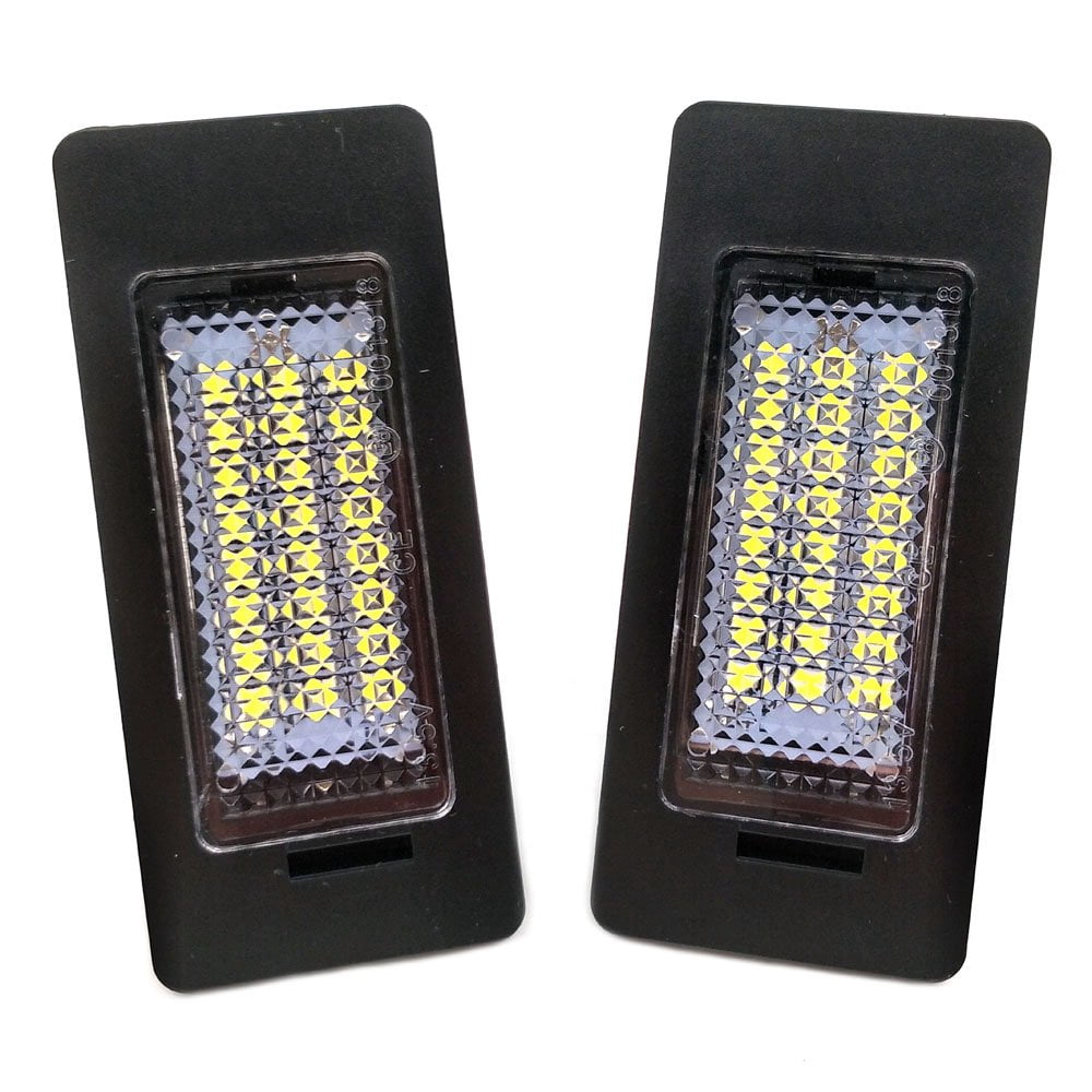 Nikauto 2Pcs 6000k 3528SMD License Plate Light Lamp for BMW E60 E61 E81 E82 E90 E91 E92 E93 E39 X1/E84 X5/E70 X6/E71