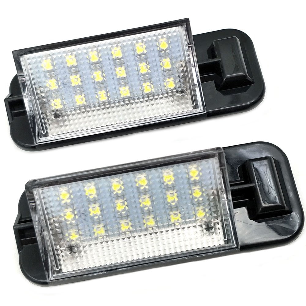 Nikauto 2Pcs 6500k 3528SMD LED License Plate Light for BMW E36 1992-1999