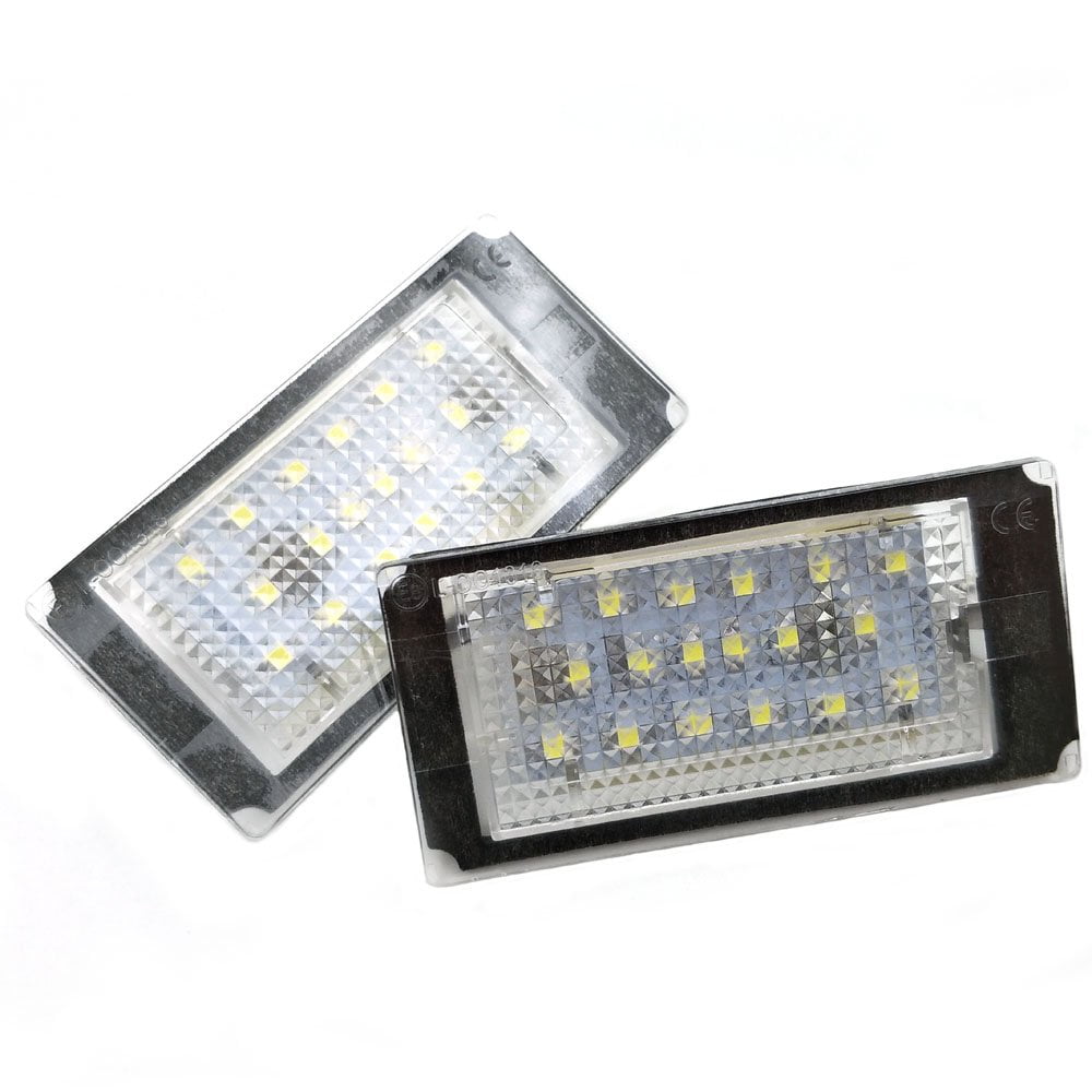 Nikauto 6000K License Plate Light 18 LED Number Plate Lamp for BMW E46 2D 1998-2003
