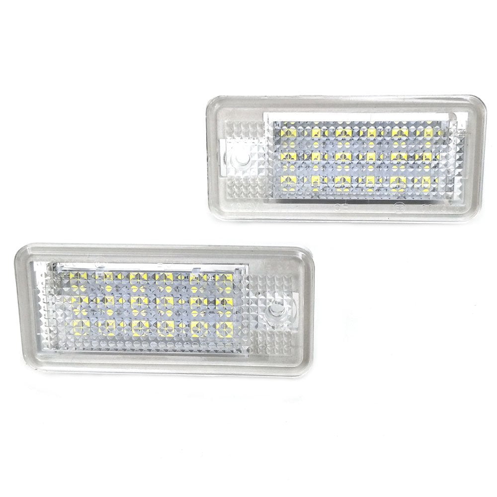 Nikauto Automotive LED License Plate Light for Audi A3 S3 A4 S4 A6 C6 A8 S8 Q7 RS4 RS6