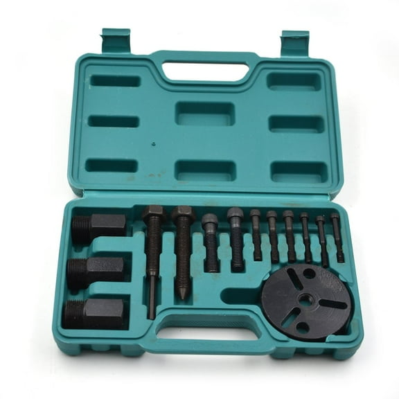 Nikauto Car Air Conditioning Tool, Automotive Air Conditioning Compressor Clutch Sucker Remover Puller Intaller Tool Kit for R134a R12 Repair Tools Quick Auction Puller Set