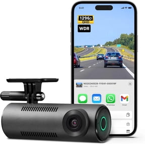 Nikauto Mini Camera Dash Cam Front 2K Night Vision, 140 Wide Angle Dash Camera for Cars, WiFi Dashcam with App, Parking Mode, G-Sensor, Loop Recording, Voice Control, Easy Install Car Camera