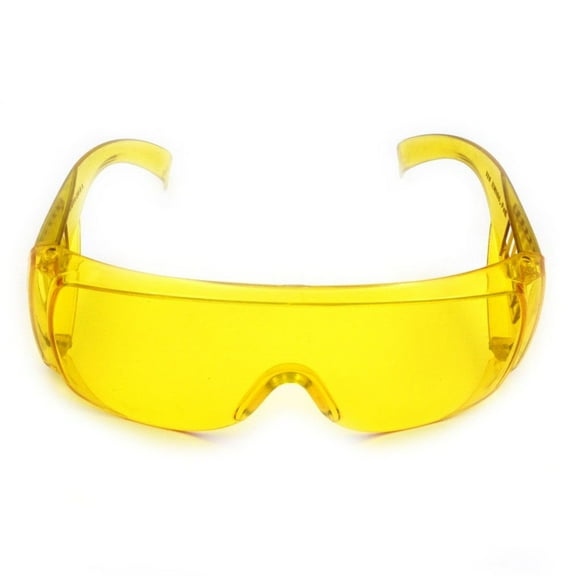 Nikauto UV Safety Leak Detector Glasses Protective Goggles for Auto Outdoor Sports (Yellow)