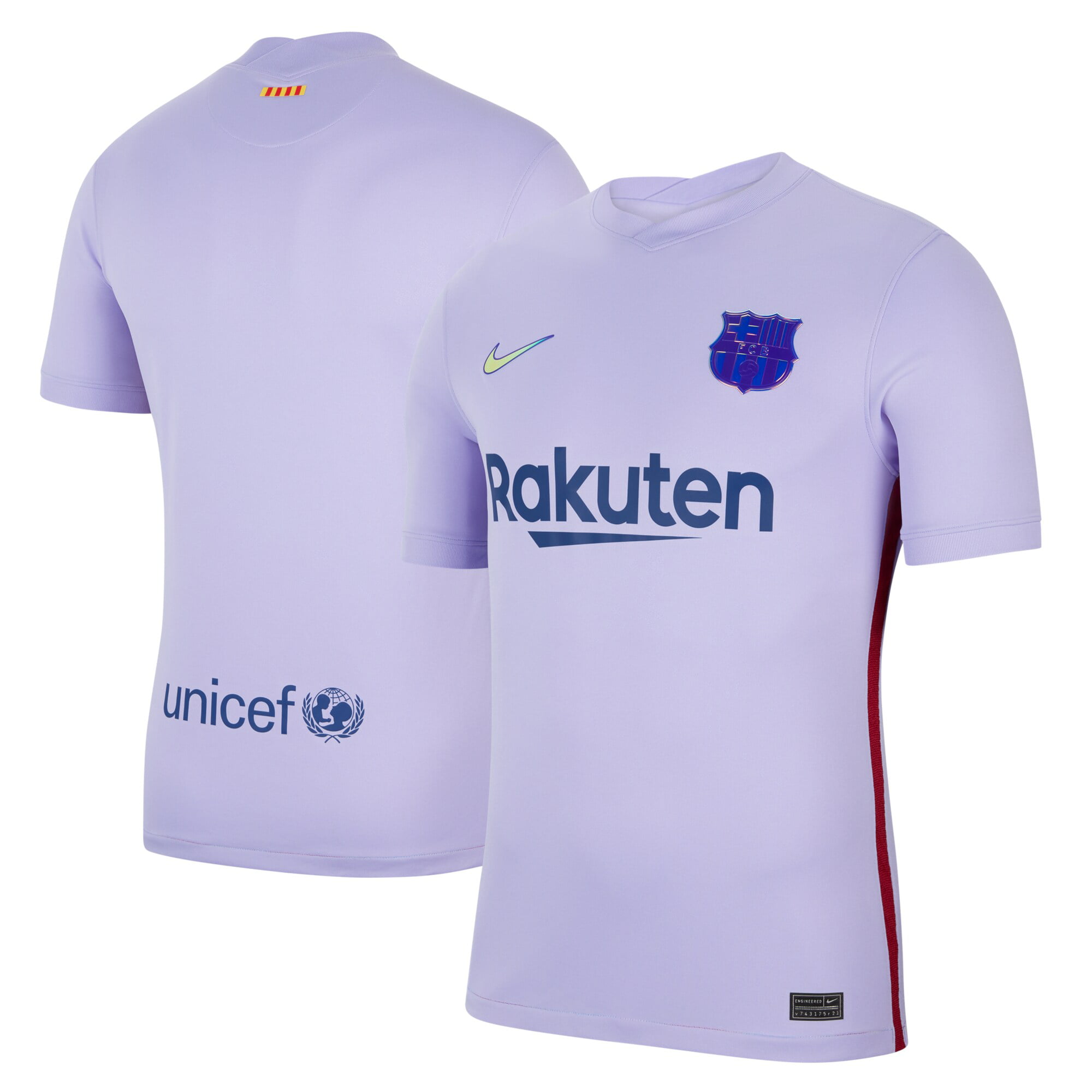 Nike 2021-22 Barcelona Away Jersey - Purple Pulse