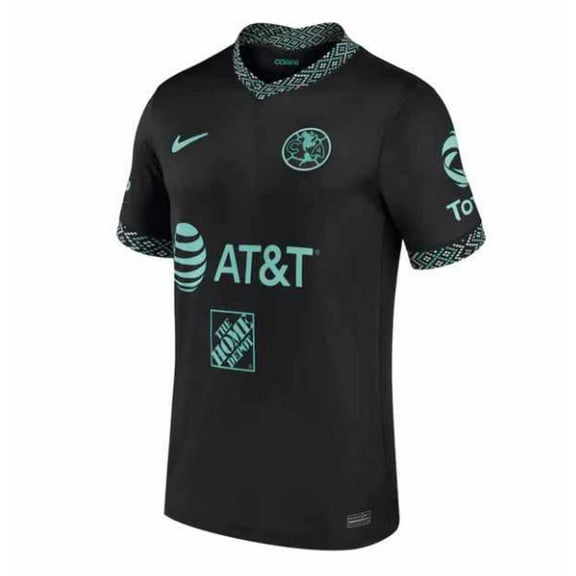 Nike 2021-22 Club America Third Jersey - Black / Healing Jade