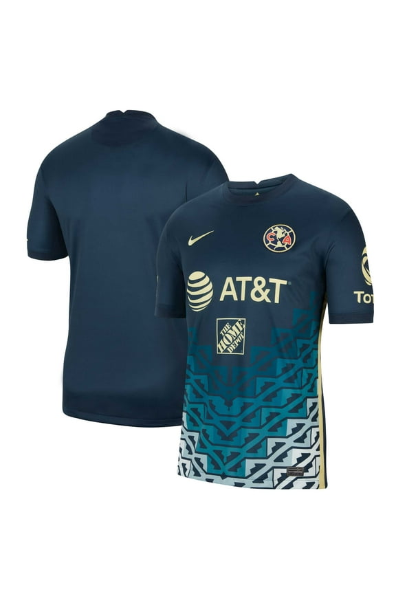 Youth Nike Navy Club America 2021/22 Away Breathe Stadium Replica Jersey