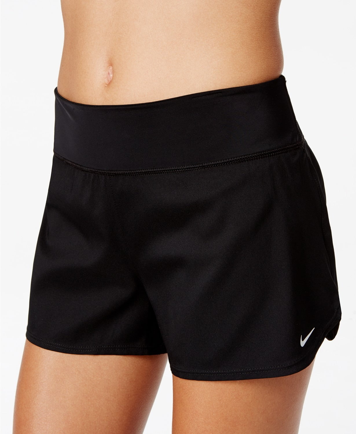 Nike Women's Active Board Shorts Swim Cover-Up (S, Black)
