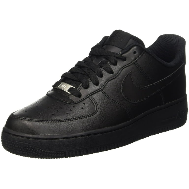 Nike 315115-038 : Women's Air Force 1 '07 Sneakers Black - Walmart.com