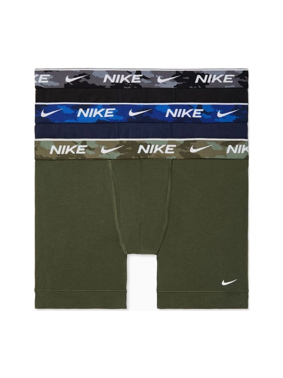 3Pk Boxer Brief Cotton Mens Active Underwears Size L, Color: Multi-colored